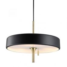 Artdeco oprawa wisząca 3xE14 8W czarno/złota